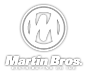 MB Distributing logo vertical white